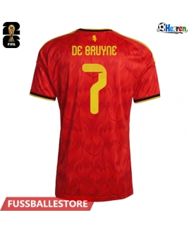Günstige Belgien Kevin De Bruyne #7 Heimtrikot WM 2026 Kurzarm